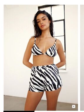 Zebra lingerie set